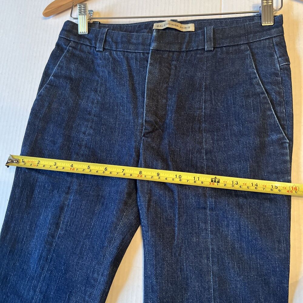 Balenciaga Jean Sz 34 Blue Denim Made In France / See Details - Picture 7 of 14